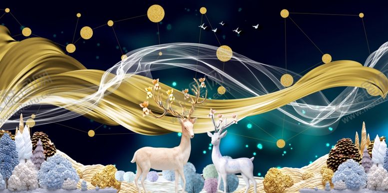 编号：35520109172208002953【酷图网】源文件下载-现代轻奢装饰画