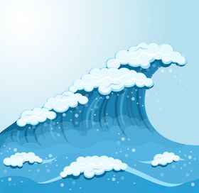 海浪波浪波纹