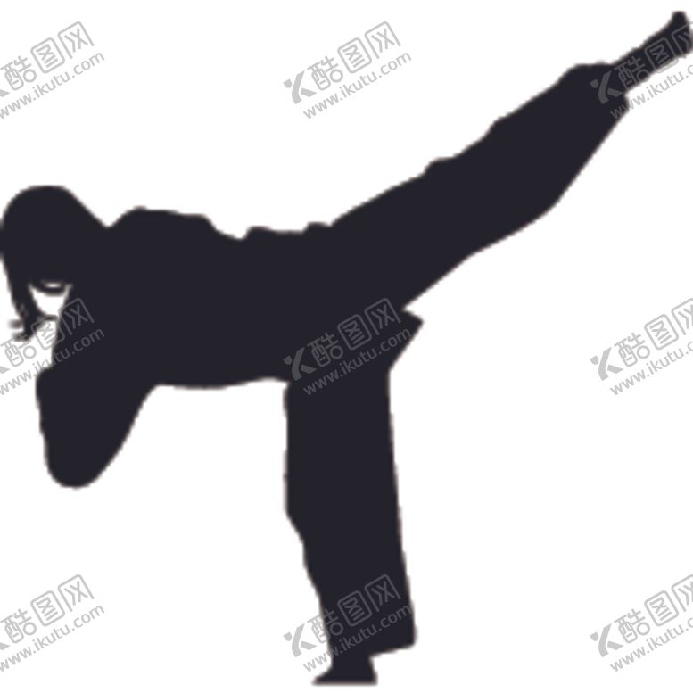 编号：83458404072045584393【酷图网】源文件下载-武术格斗剪影
