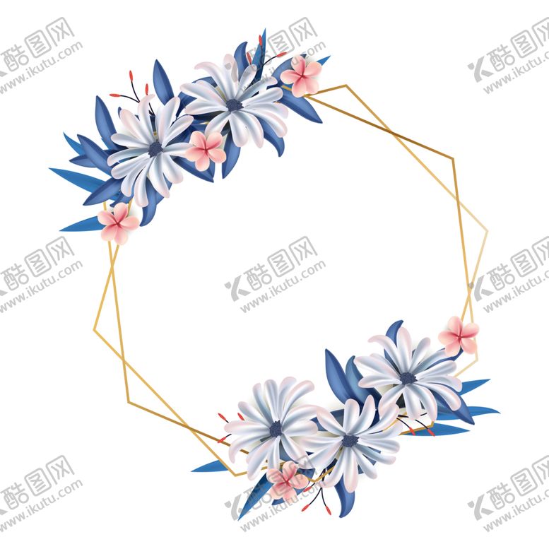 编号：81336301250824437218【酷图网】源文件下载-植物花朵边框免抠图