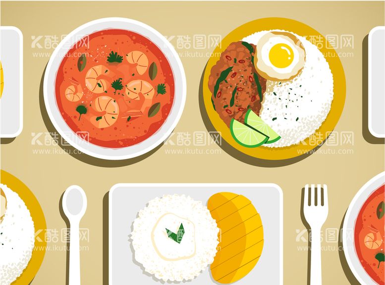 编号：37901810070227436254【酷图网】源文件下载-食物插画 