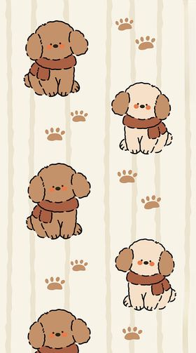 可爱小狗背景图