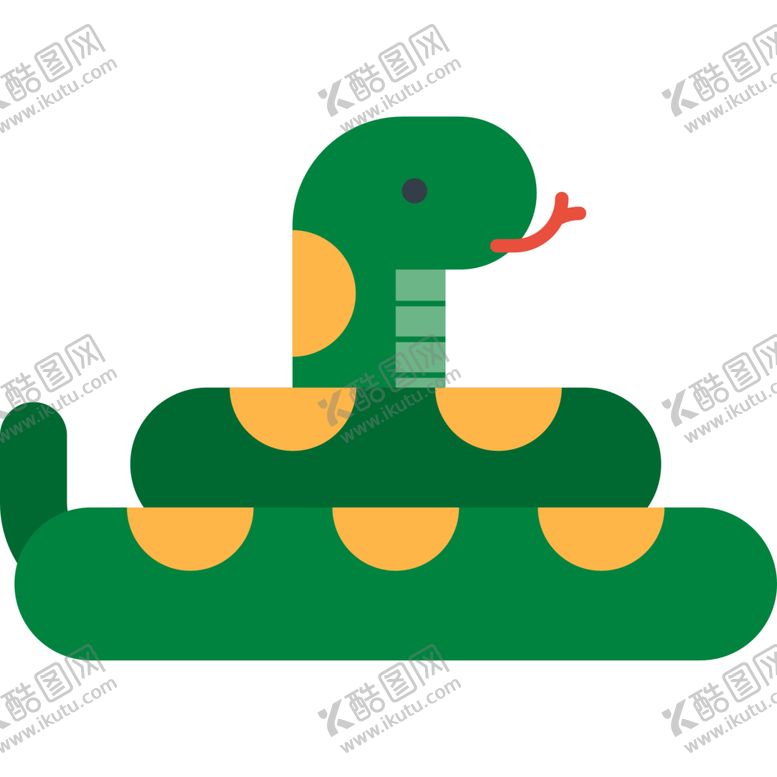 编号：32217307131501097303【酷图网】源文件下载-蛇动物标志图形图标装饰素材