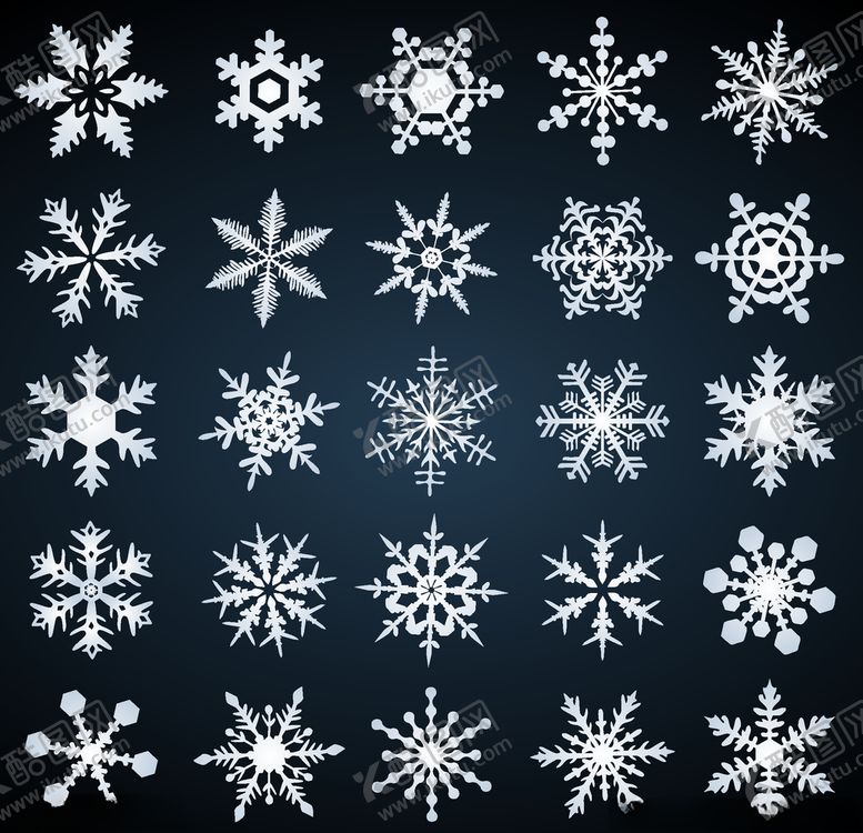 编号：37721609150013198279【酷图网】源文件下载-雪花