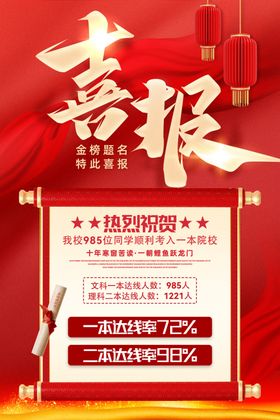 高考喜报宣传战报