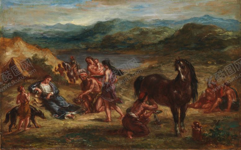 编号：42691510292046146857【酷图网】源文件下载-古典风格油画图案