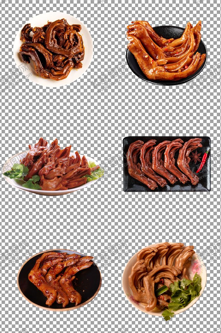 编号：11115909251917067516【酷图网】源文件下载-美味小吃卤鸭爪