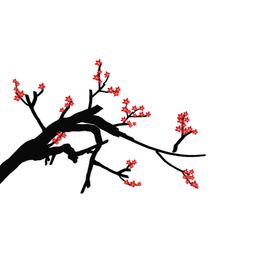 梅花树枝元素