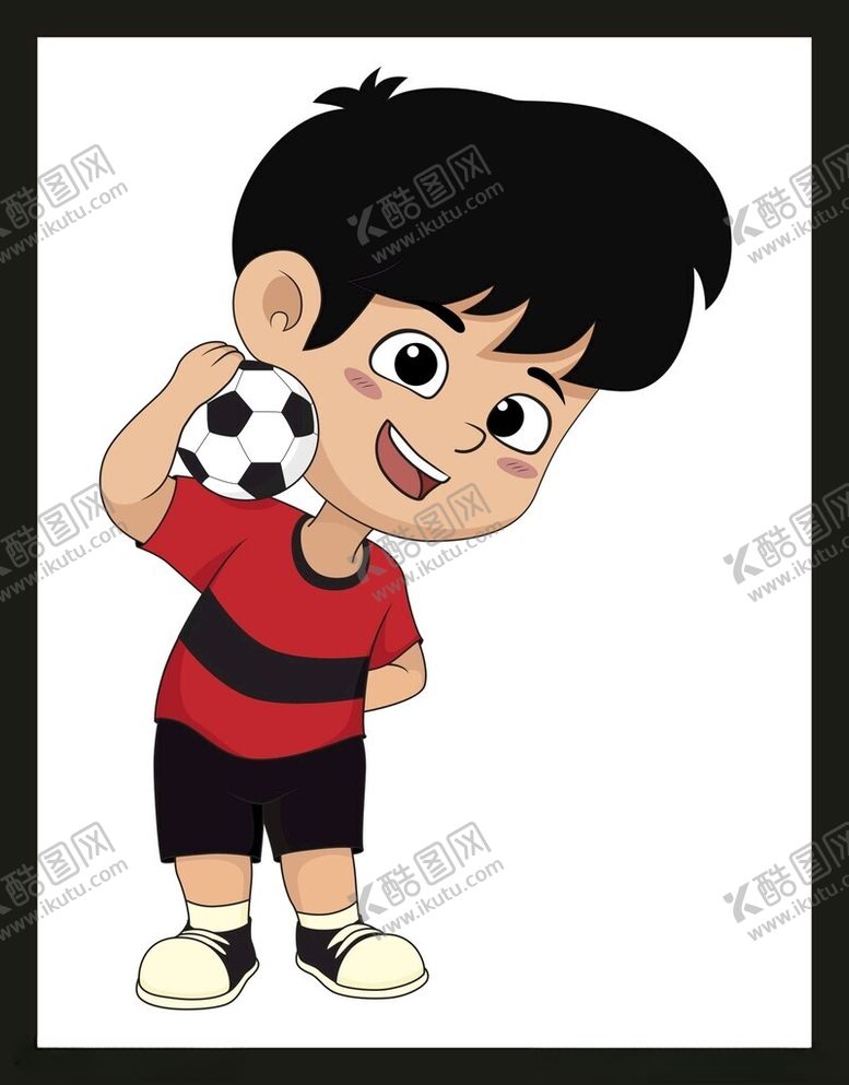 编号：59757302060740074641【酷图网】源文件下载-踢足球人物