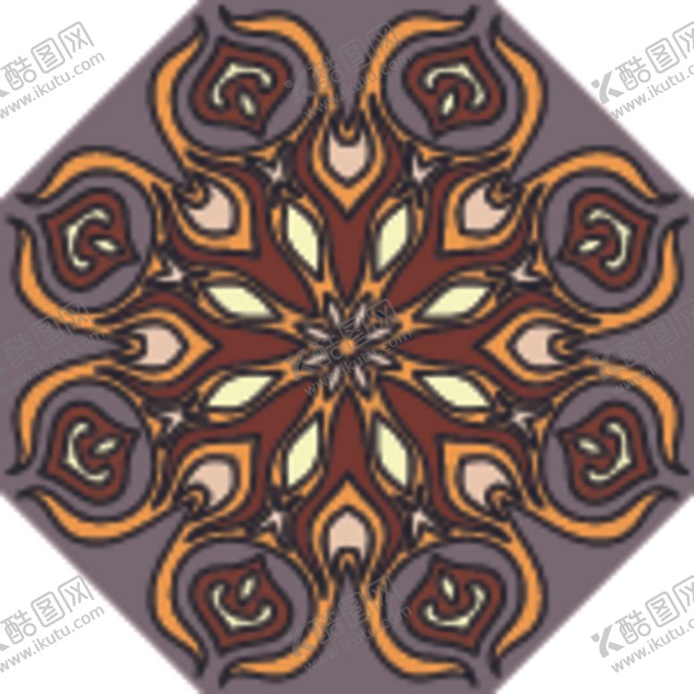 编号：81734409191258112982【酷图网】源文件下载-古典少数民族花纹底纹矢量