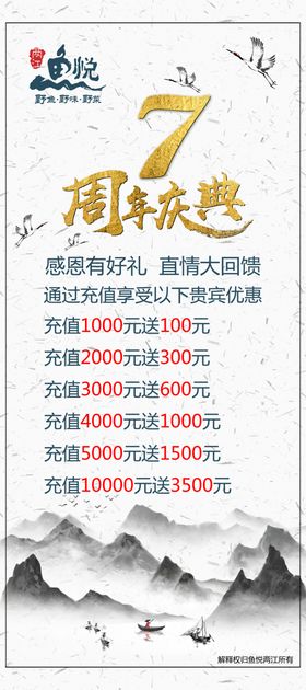鱼跃两江周年海报