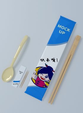 一次性餐具样机