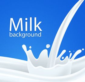 牛奶海报素材模板