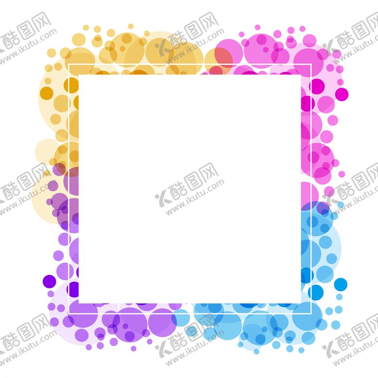 编号：72164006241802578030【酷图网】源文件下载-彩色园点边框