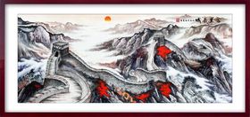 中国风山水画