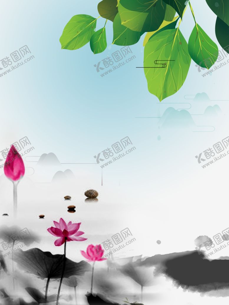 编号：40869210250623187542【酷图网】源文件下载-荷花背景