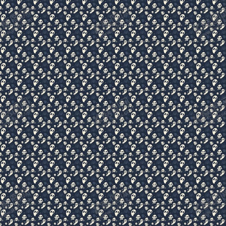 编号：84210109281225468196【酷图网】源文件下载-万圣节黑色骷髅图案