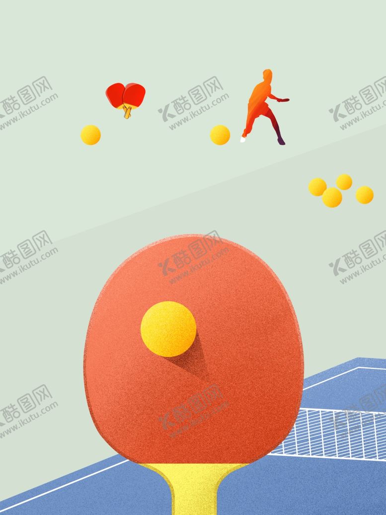 编号：70535009262152195412【酷图网】源文件下载-乒乓球海报