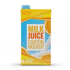 果汁包装盒样机