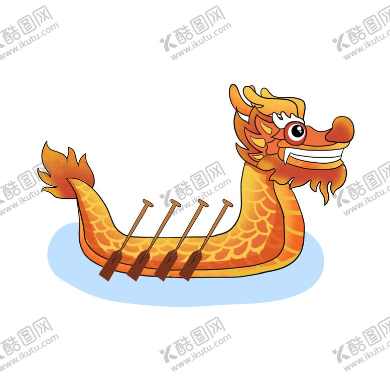 编号：74235809190717084530【酷图网】源文件下载-端午龙舟插画