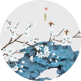 装饰画现代沙发石来运转