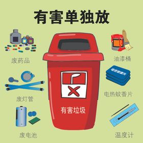 有害单独放