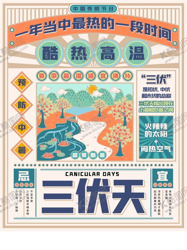 编号：80000109272006421324【酷图网】源文件下载-三伏天