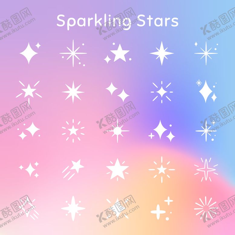 编号：19620709280946194027【酷图网】源文件下载-各种星星礼花素材