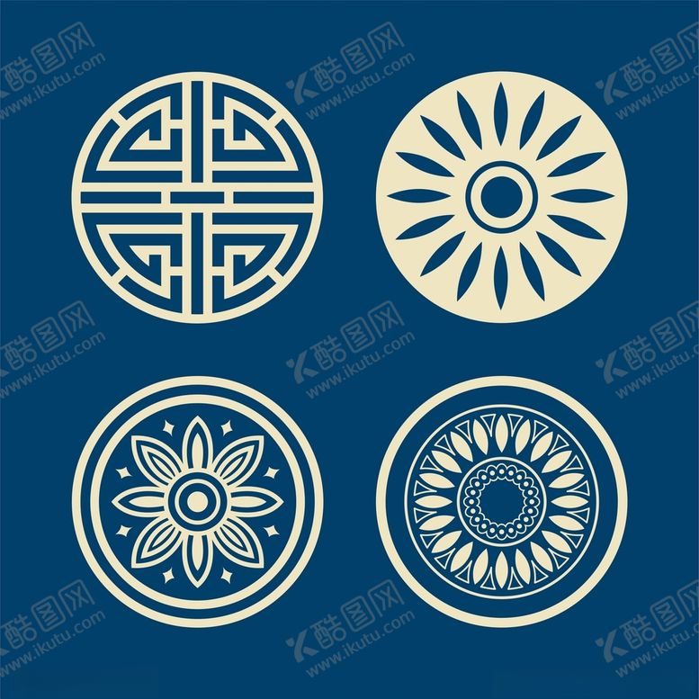 编号：20833811260207161925【酷图网】源文件下载-中式花窗