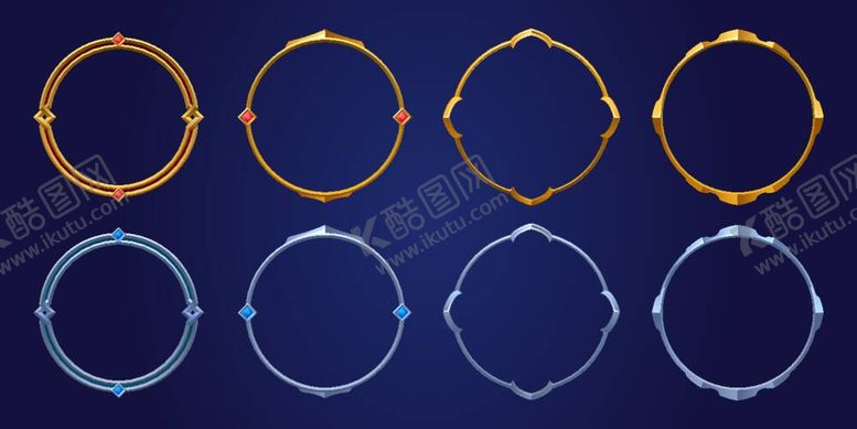 编号：92917812050953217711【酷图网】源文件下载-复古按钮边框