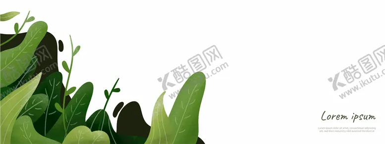 编号：80972609221738421735【酷图网】源文件下载-绿叶背景