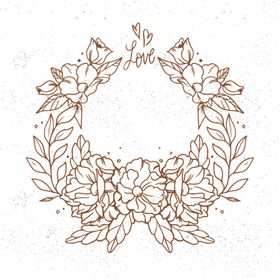 水彩花卉插画朵墙纸图案手机壳图案清新