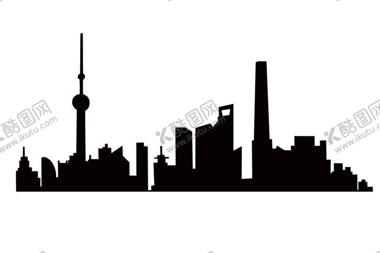 编号：50364405060042239103【酷图网】源文件下载-上海城市剪影