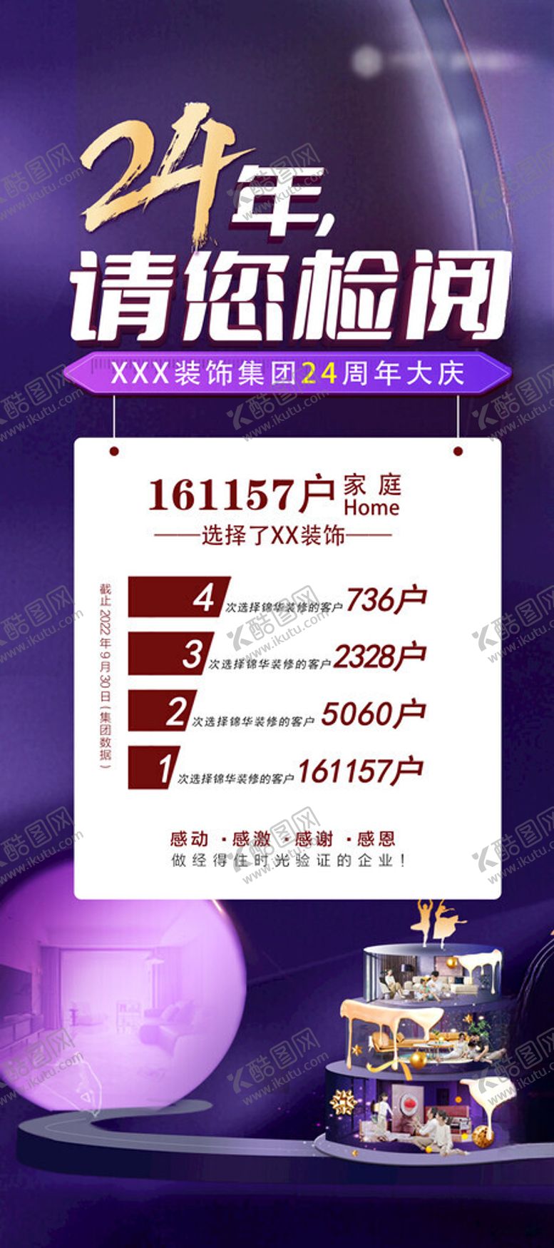 编号：19300501292101264954【酷图网】源文件下载-周年庆生日门型展架