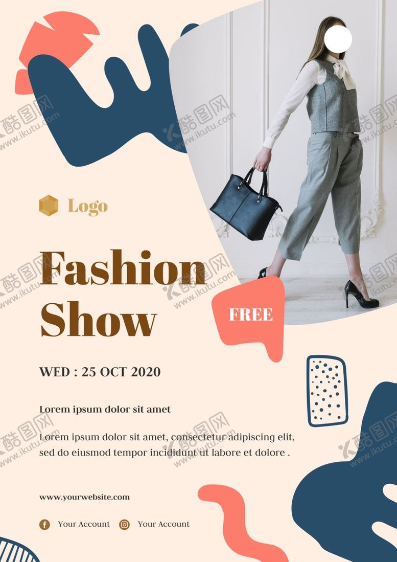 编号：39875106160842192405【酷图网】源文件下载-时装海报