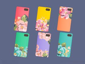 花卉图案手机壳