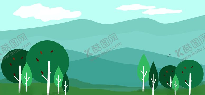编号：61361405160025083627【酷图网】源文件下载-风景插画
