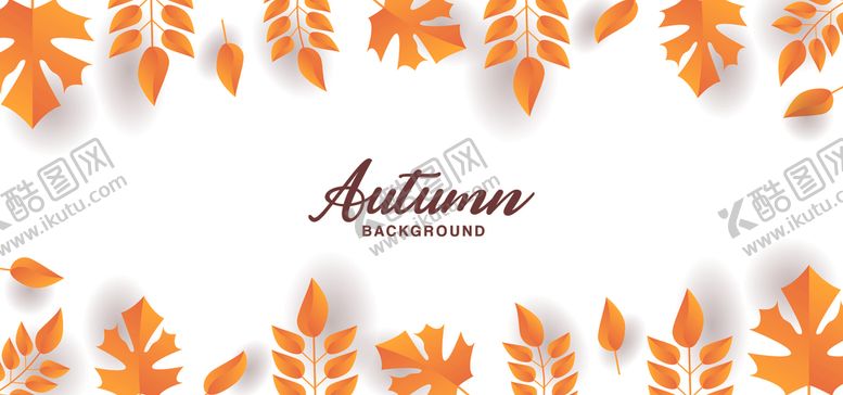 编号：92591511011628551137【酷图网】源文件下载-秋天枫叶背景