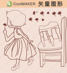 卡通壁纸卡通剪纸简洁手绘