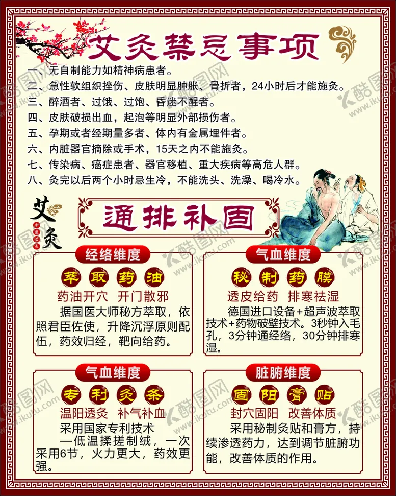 编号：20571610222008484321【酷图网】源文件下载-艾灸海报