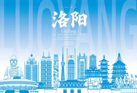 洛阳地标海报