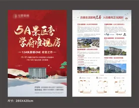地产DM单页海报古镇买房政策宣传