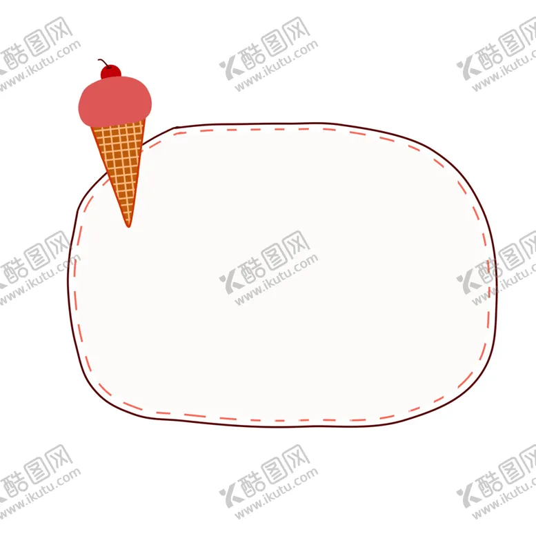 编号：19185006291141128555【酷图网】源文件下载-卡通边框对话框