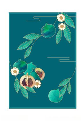 茶籽油树花果叶