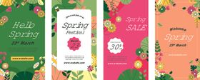 春季主题卡片设计