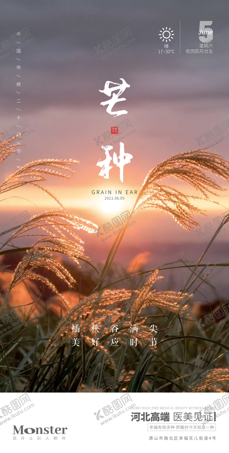 编号：29678610262045247114【酷图网】源文件下载-医美芒种节气