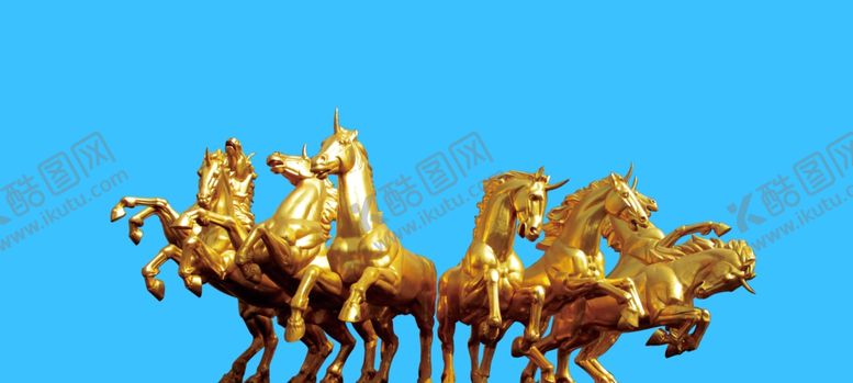 编号：44185310131606507423【酷图网】源文件下载-金马雕塑