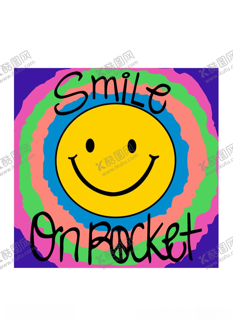 编号：88376111011414183044【酷图网】源文件下载-笑脸印花