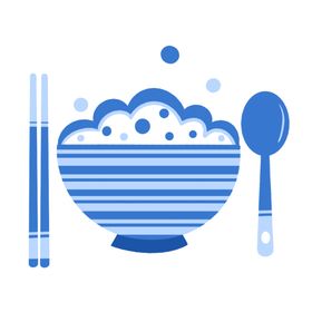 扁平风格公筷制公勺制