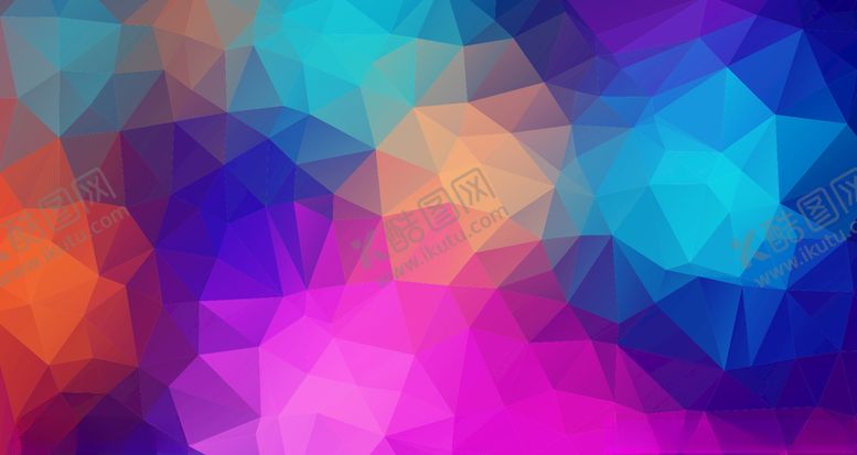 编号：64232306182204554449【酷图网】源文件下载-矢量炫彩菱形背景插图